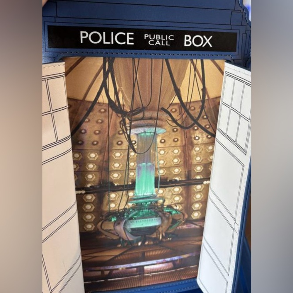 💙 DOCTOR WHO TARDIS FIGURAL MINI BACKPACK - Picture 13 of 13